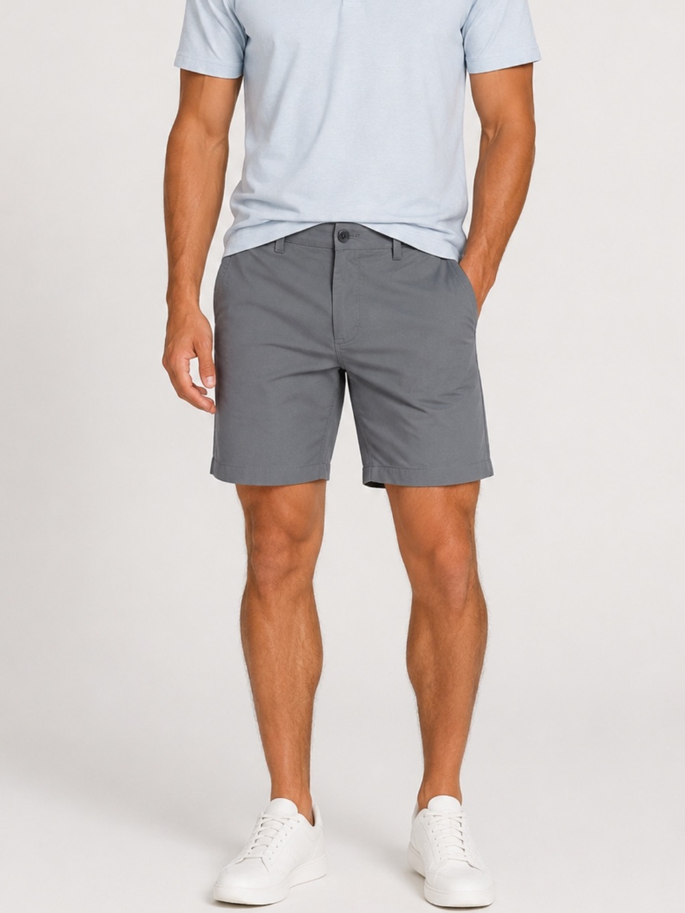 Vineyard Vines Men's Flat Front Gray Performance Shorts
